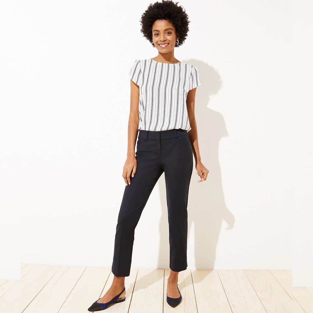 Loft Riviera Pants in Marisa Fit in Black Size 00 petite